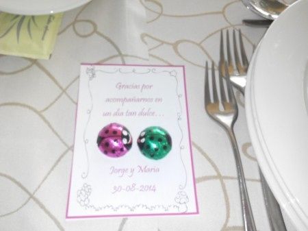 Nuestras cositas de la boda. - 2
