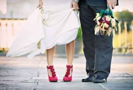 zapatos fucsias