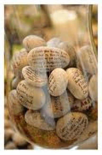 mensajes de piedras