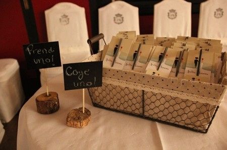 colocación bengalas para boda