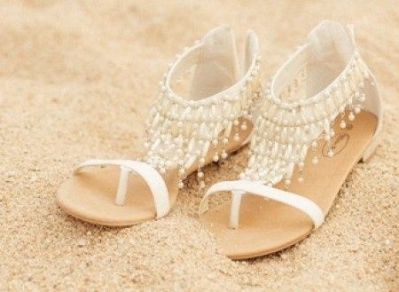 sandalias novia