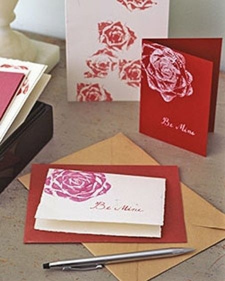 Estampación de rosas con tallo de lechuga II