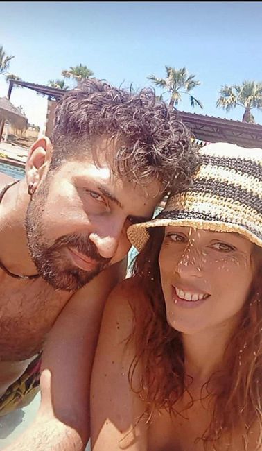 Disfrutando de la vida juntos.
