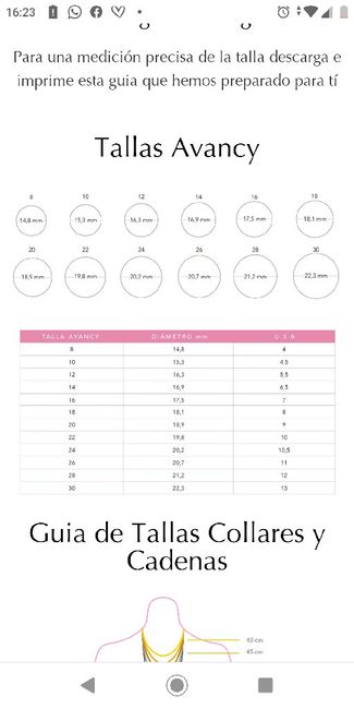 Talla Anillos 3