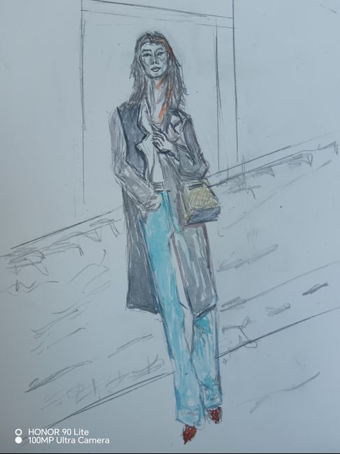 ilustracion outfit evento otoño
