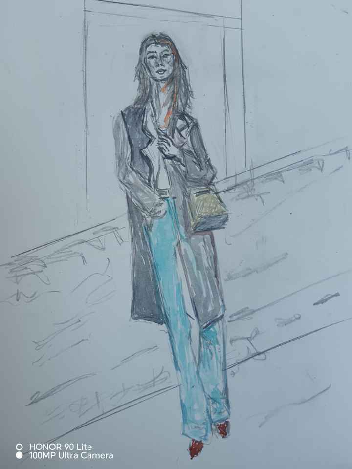 ilustracion outfit evento otoño