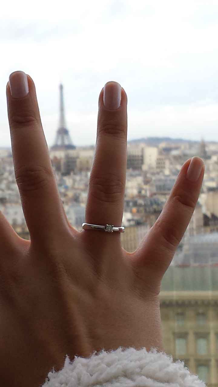 anillo de pedida