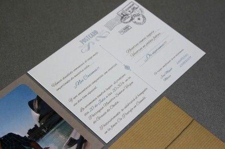Invitaciones tipo postal - 1