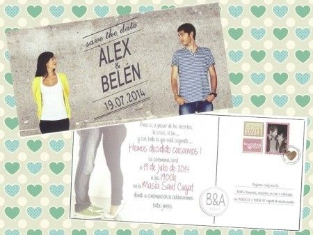 Invitaciones tipo postal - 2