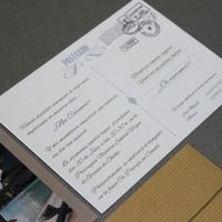 Invitaciones tipo postal - 1