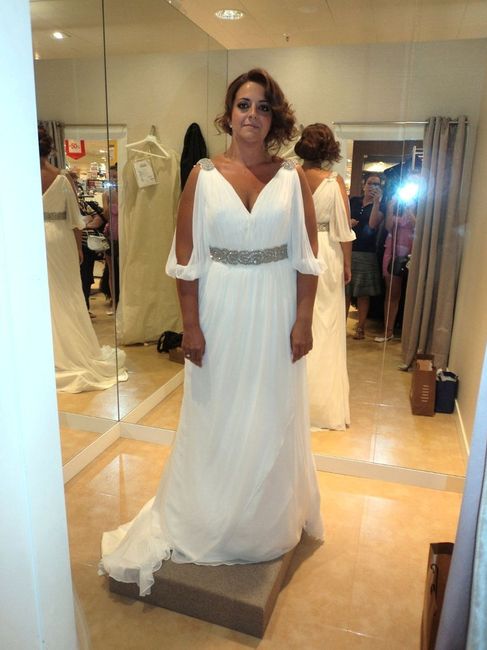 mi primera prueba del vestido