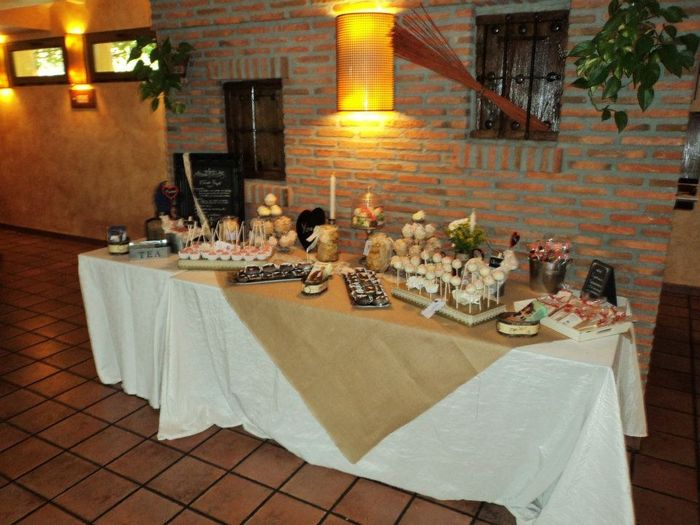 mi mesa de postres vintage