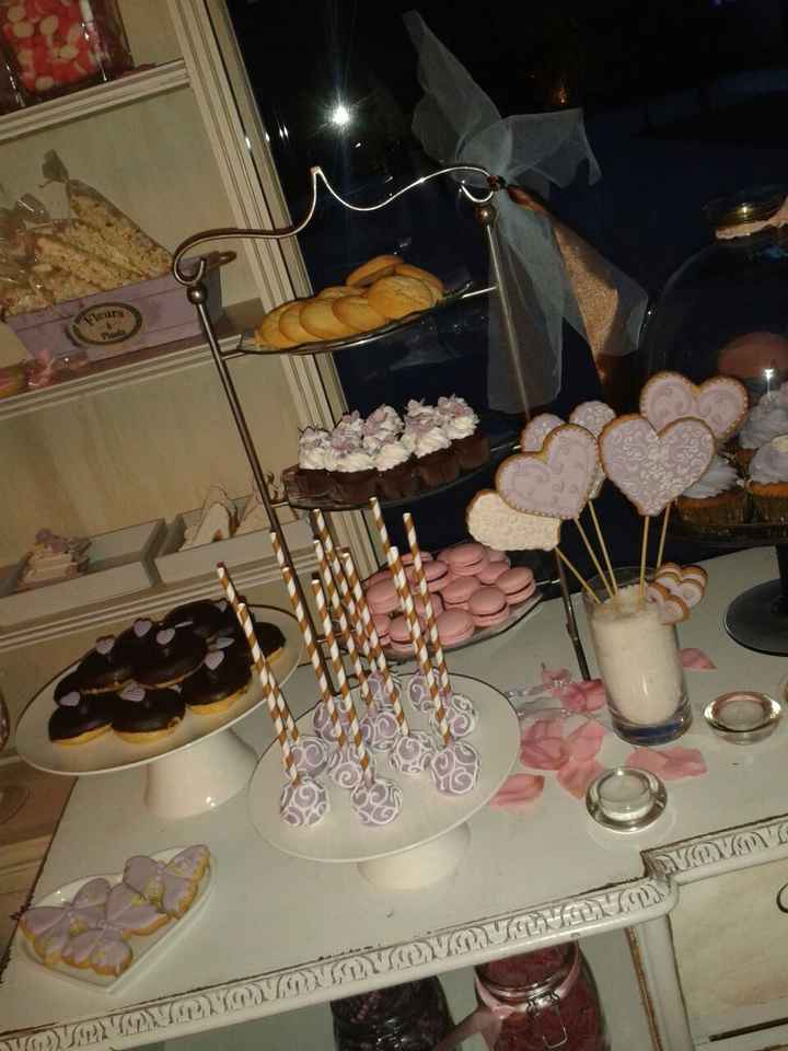 Detalle mesa de dulces