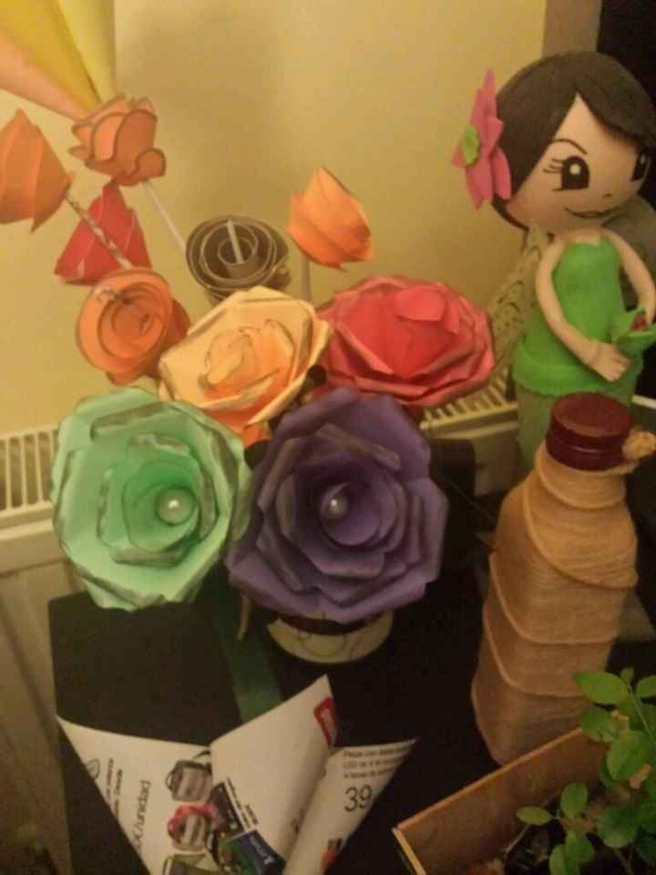 Ramo novia de papel - 2