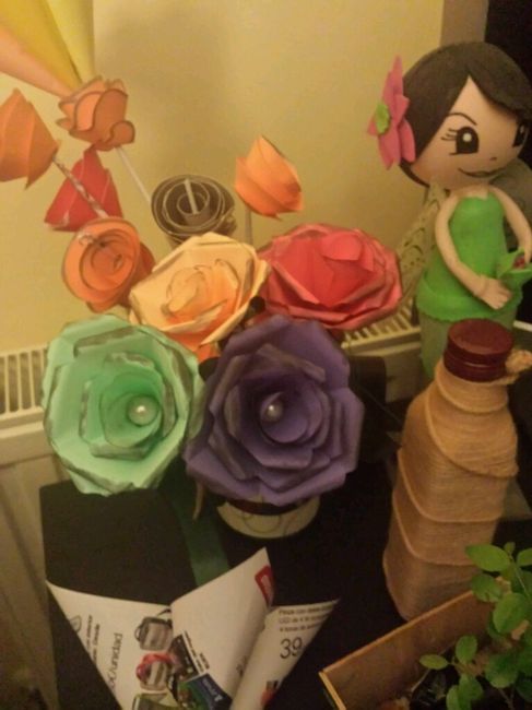 Ramo novia de papel - 2
