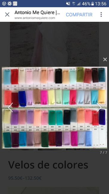 Velo de color - 1