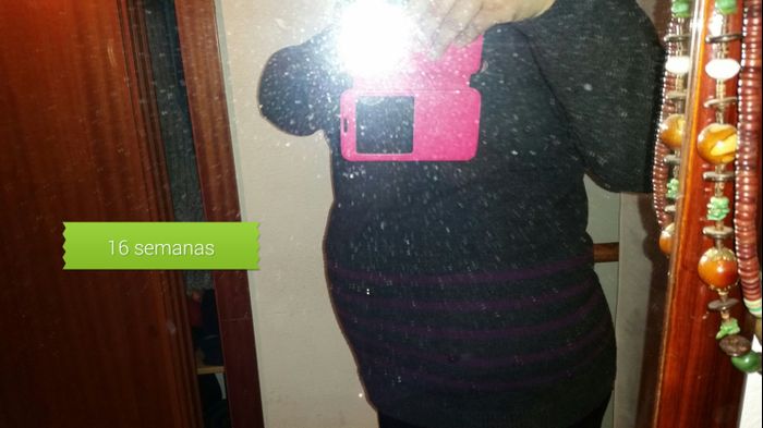mi barriga de 16 semanas