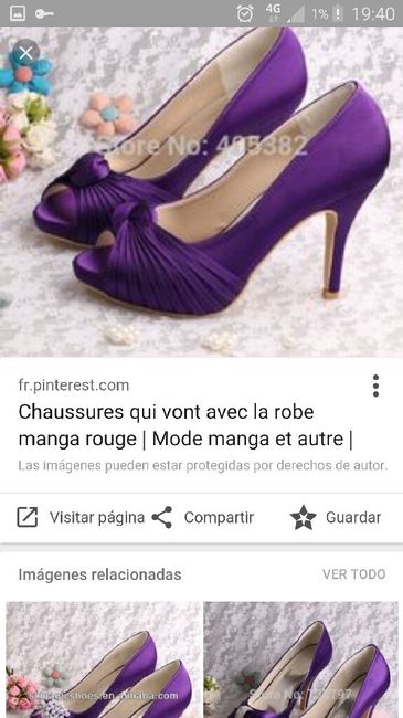 Zapatos de novia que no son blancos - 1