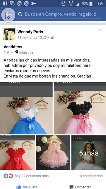 Cuidado con wendy vestiditos damas - 1