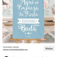 Cartel de bienvenida - 1