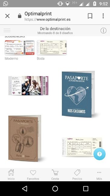  invitaciones de pasaporte - 1