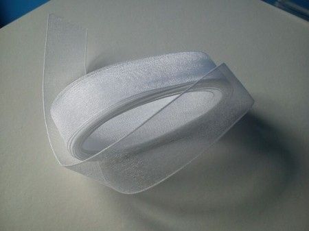 Lazo blanco organza