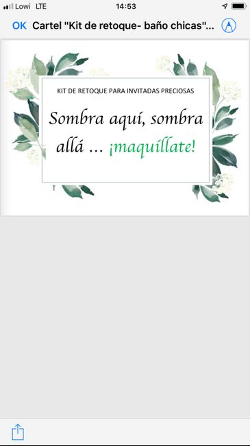 Carteles para la boda - 3