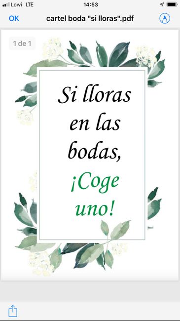 Carteles para la boda - 6