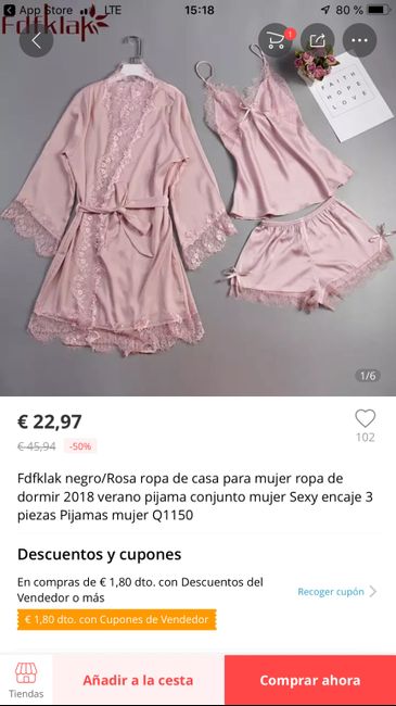 Lencería de novia para sesión de fotos. - 1