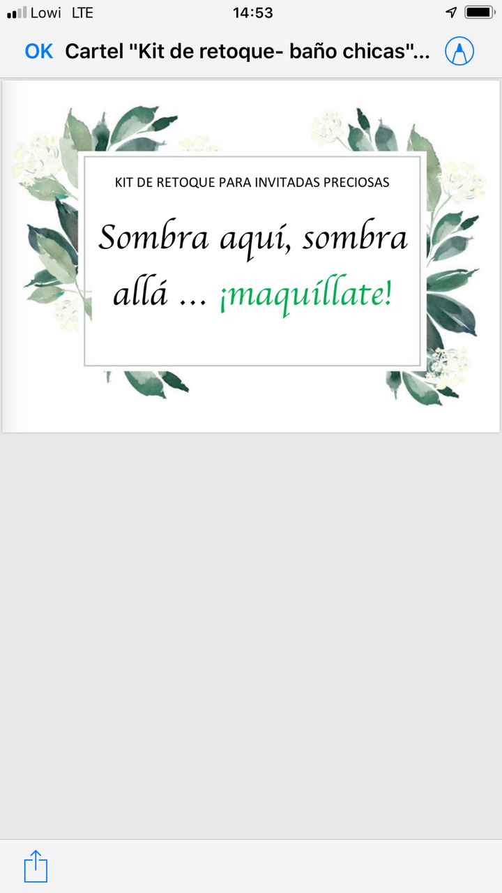 Carteles para la boda - 3