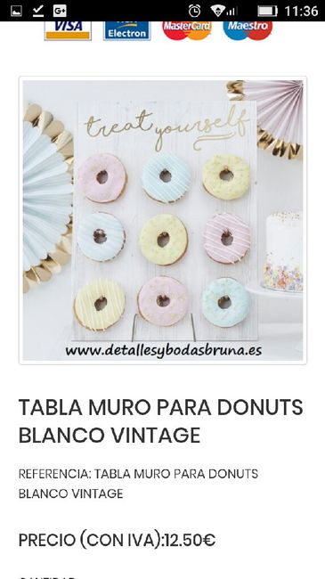 stand para donuts. 2