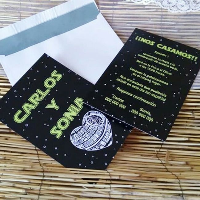 Invitaciones Star Wars o Lego 6