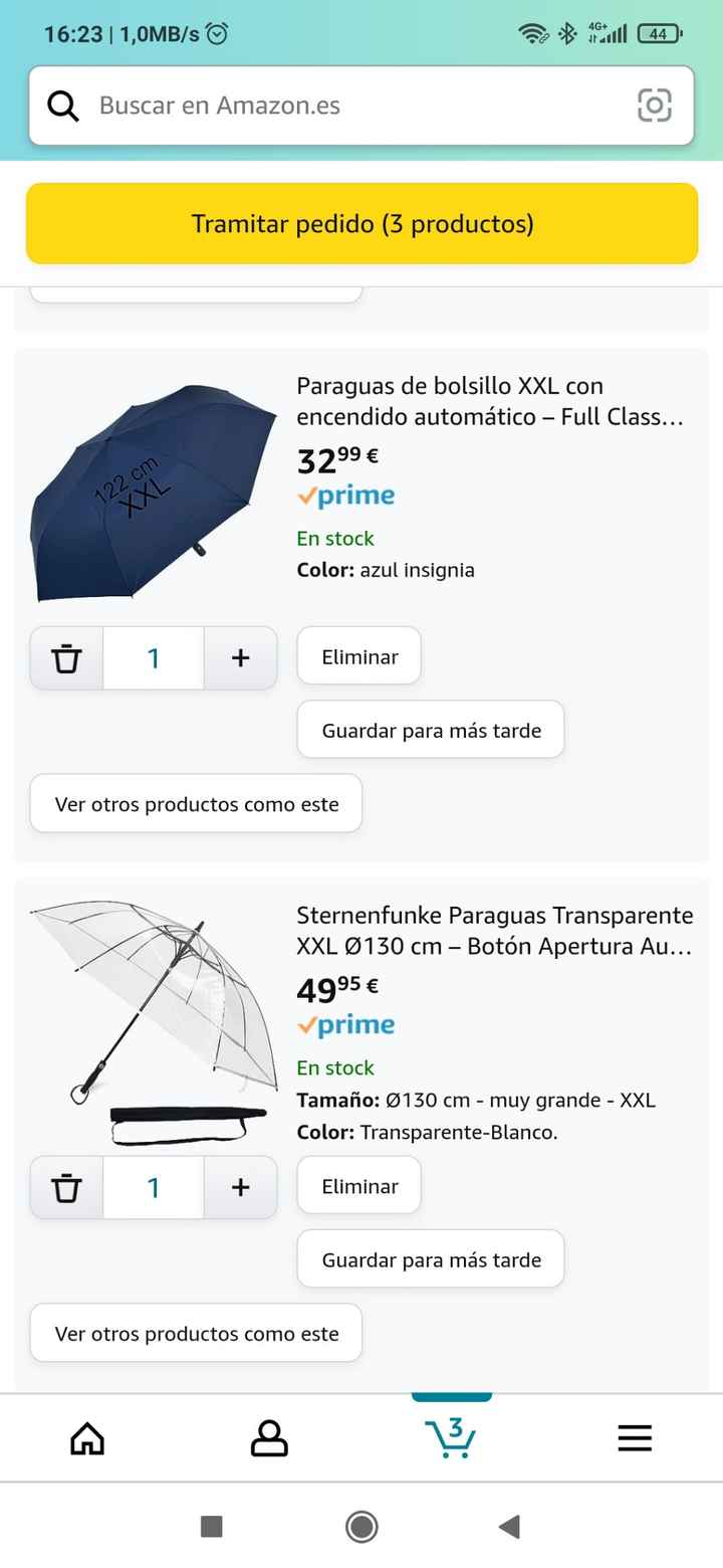 Paraguas transparente - 1