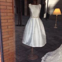 Vestido novia corto