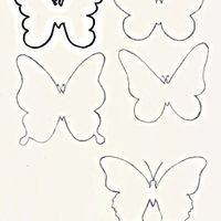 plantillas mariposas