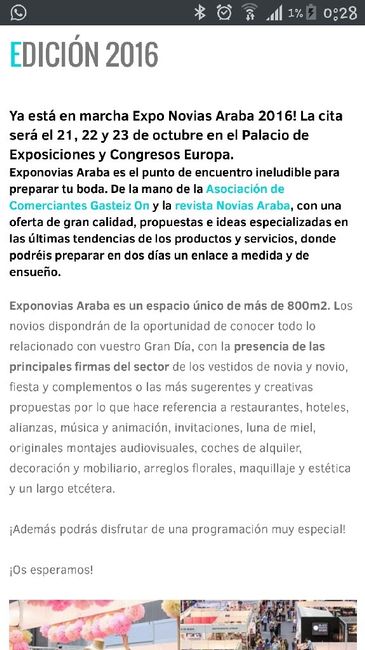 ¿Conoces alguna feria de bodas en tu provincia? - 1