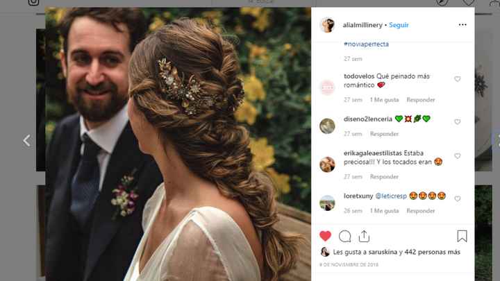 tocado romántico
