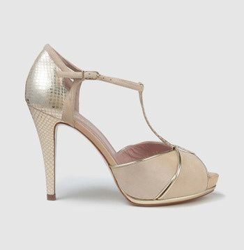 Zapatos color champagne