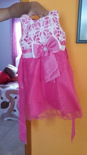 traje niñas de flores