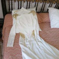 Mercedes Bohórquez con vestido de Roberto Diz