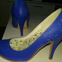 Zapatos de novia en azul - 1