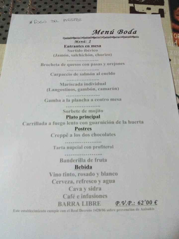 Novios que se casan en el fogó del mestre - 2
