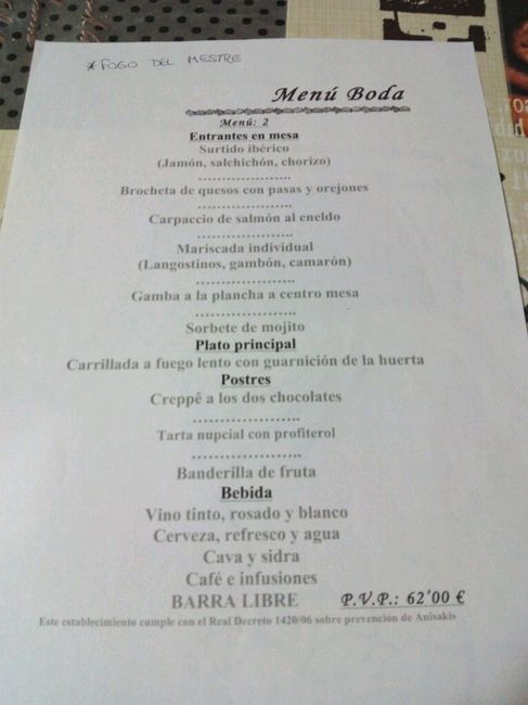 Novios que se casan en el fogó del mestre - 2