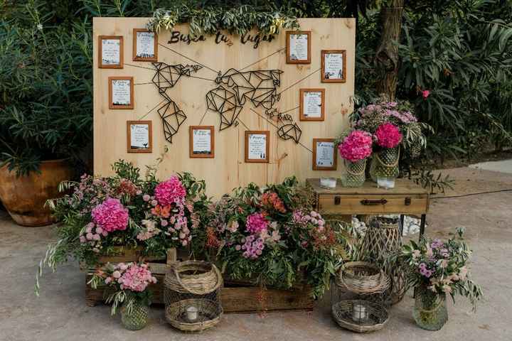 SEATING PLAN MAPA DEL MUNDO PARA TU BODA