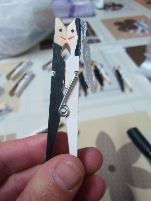 pinzas de novios