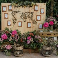 SEATING PLAN MAPA DEL MUNDO PARA TU BODA