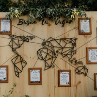SEATING PLAN MAPA DEL MUNDO PARA TU BODA
