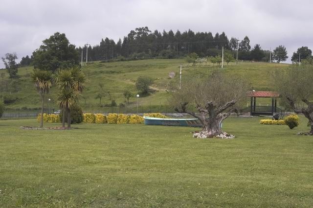 jardin del restaurante