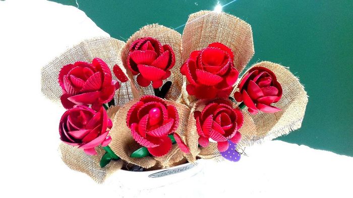"Bouquet" de rosas, para Centros de Mesas.