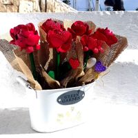 "Bouquet" de rosas, para Centros de Mesas.